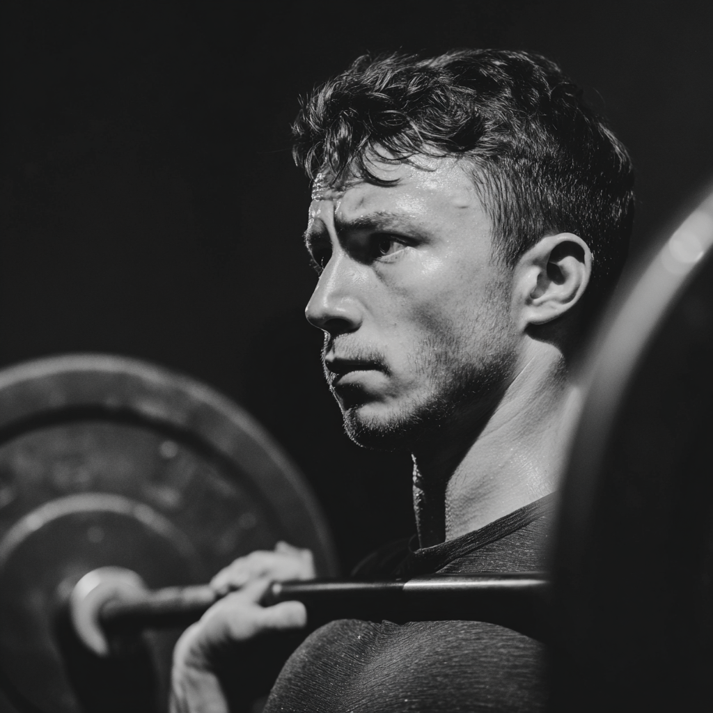 Energikus edzés pillanat - erő és kitartás fejlesztése